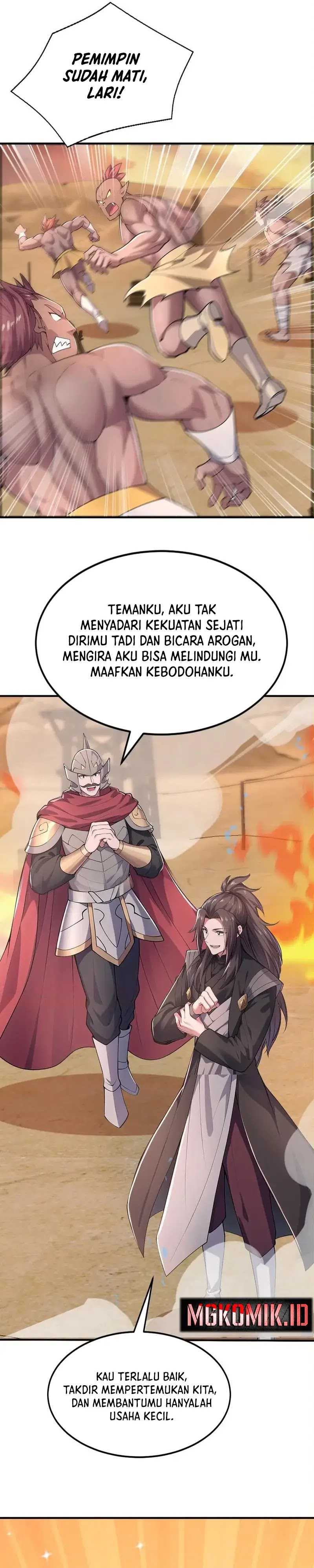I Get Stronger Just by Lying Down While My Apprentice Cultivates Chapter 36 Bahasa Indonesia