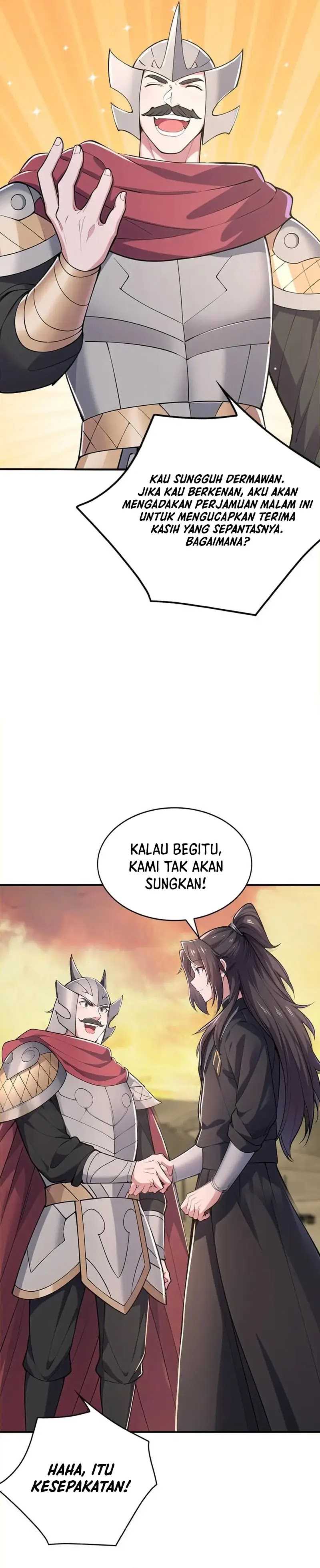 I Get Stronger Just by Lying Down While My Apprentice Cultivates Chapter 36 Bahasa Indonesia