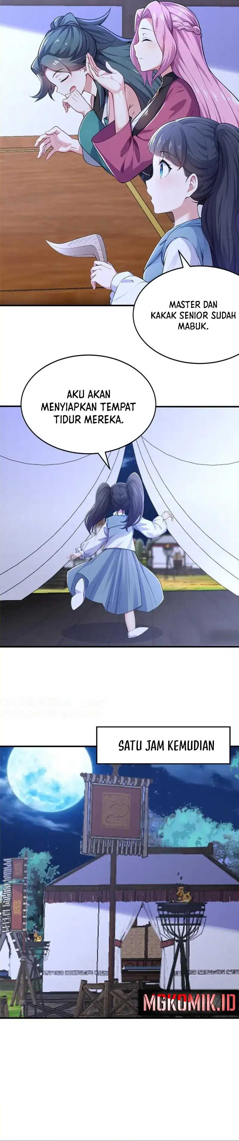 I Get Stronger Just by Lying Down While My Apprentice Cultivates Chapter 36 Bahasa Indonesia