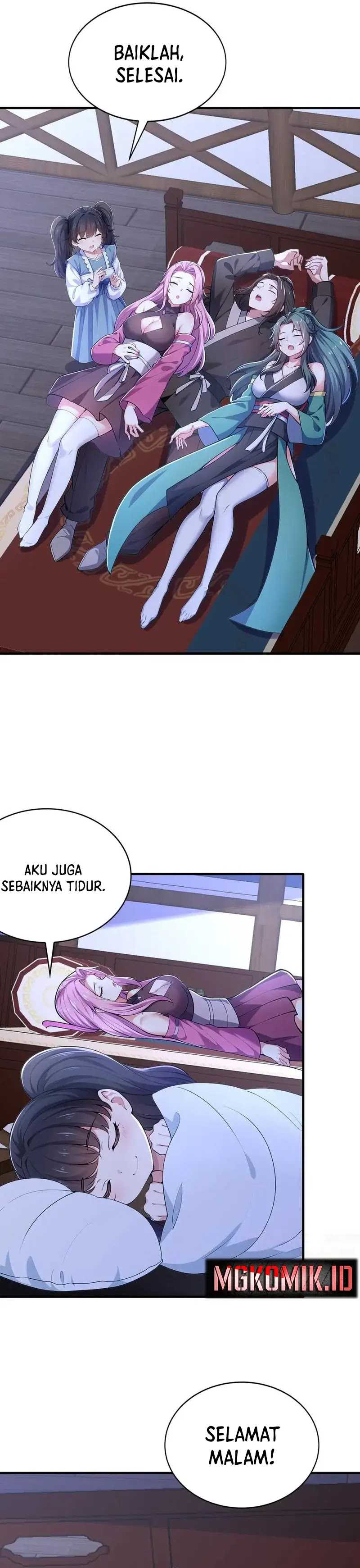 I Get Stronger Just by Lying Down While My Apprentice Cultivates Chapter 36 Bahasa Indonesia