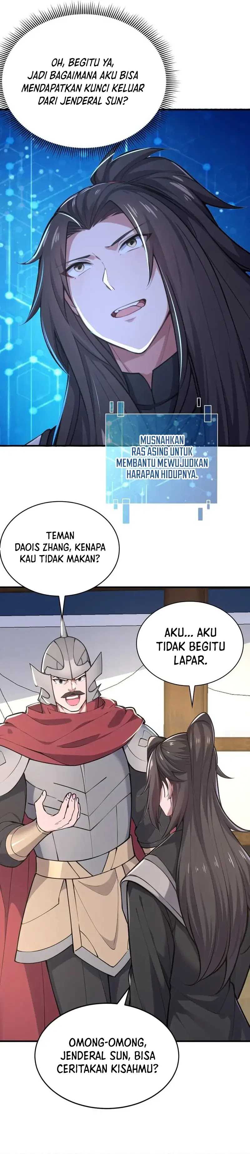 I Get Stronger Just by Lying Down While My Apprentice Cultivates Chapter 36 Bahasa Indonesia