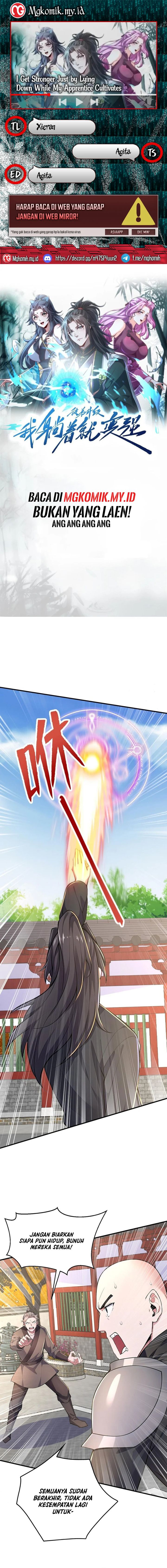 I Get Stronger Just by Lying Down While My Apprentice Cultivates Chapter 50 Bahasa Indonesia
