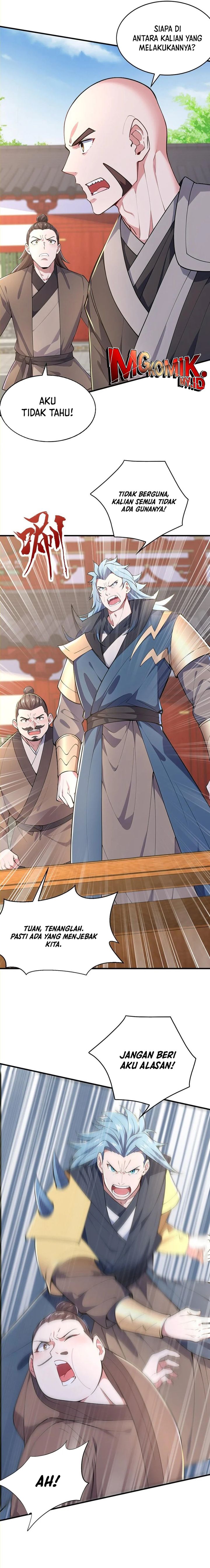 I Get Stronger Just by Lying Down While My Apprentice Cultivates Chapter 50 Bahasa Indonesia