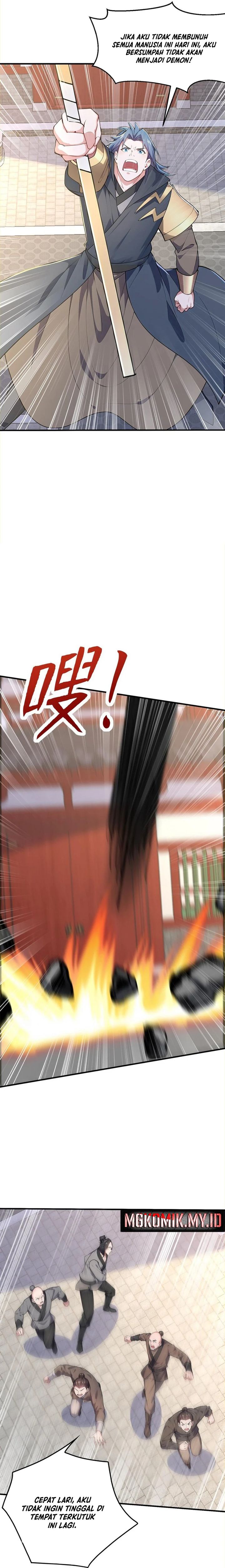 I Get Stronger Just by Lying Down While My Apprentice Cultivates Chapter 50 Bahasa Indonesia