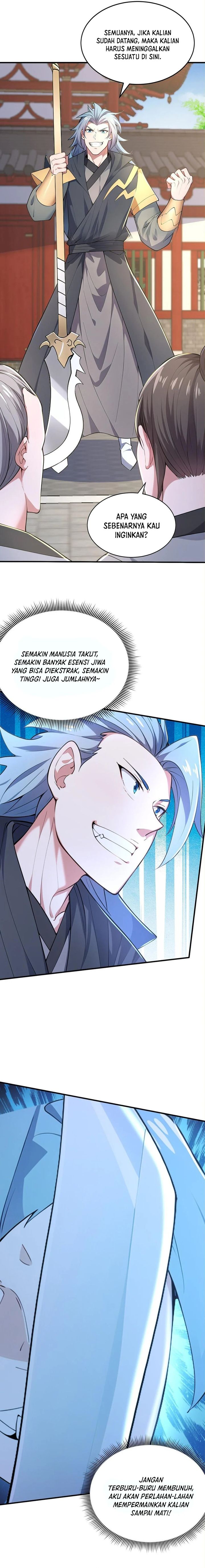 I Get Stronger Just by Lying Down While My Apprentice Cultivates Chapter 50 Bahasa Indonesia