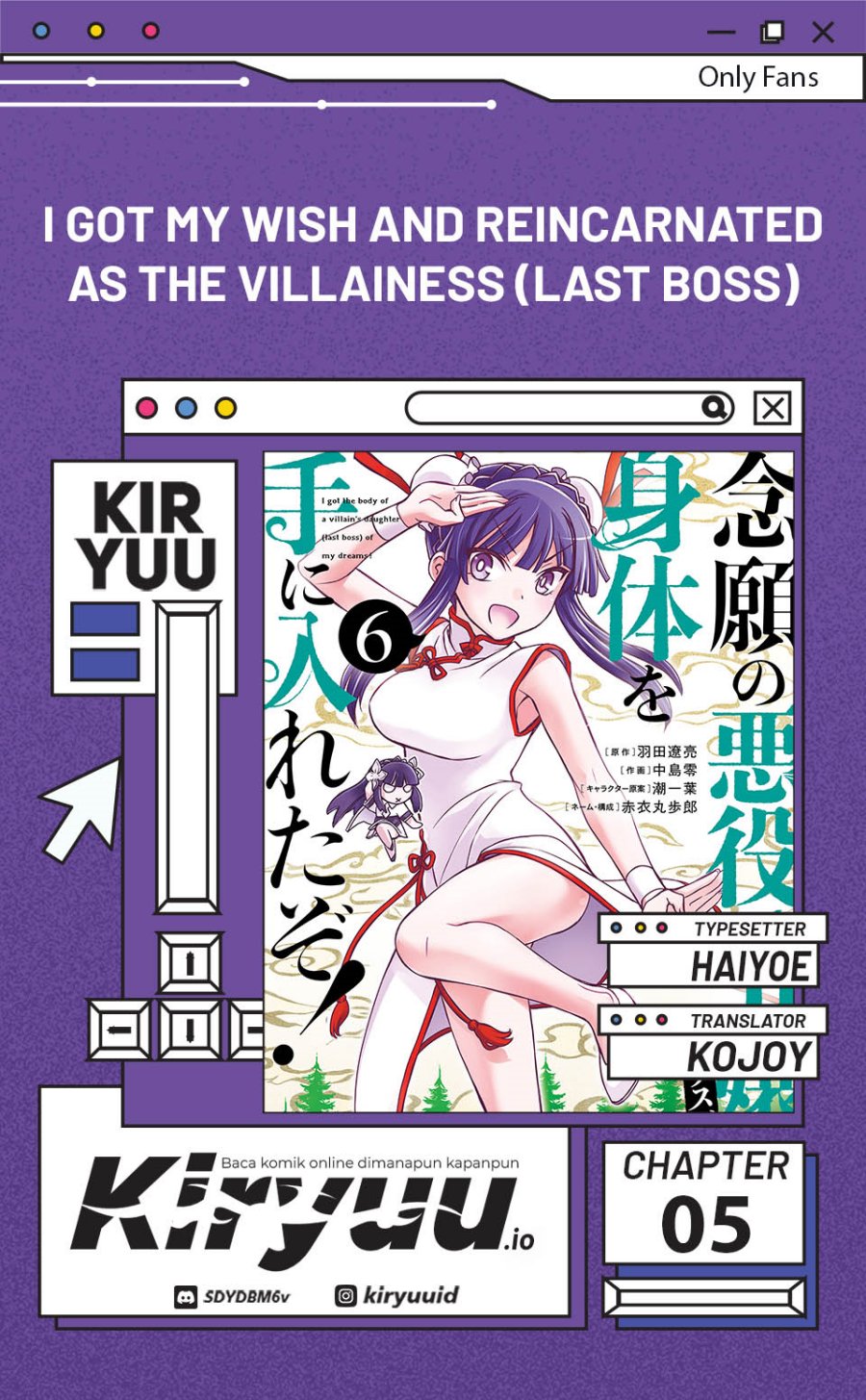 I Got My Wish and Reincarnated as the Villainess (Last Boss)! Chapter 05 Bahasa Indonesia