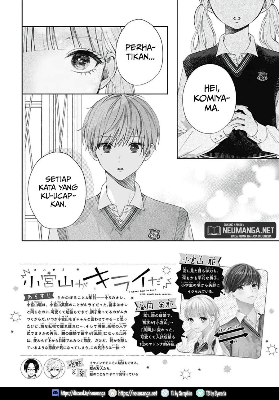 I Hate Komiyama Chapter 02 Bahasa Indonesia