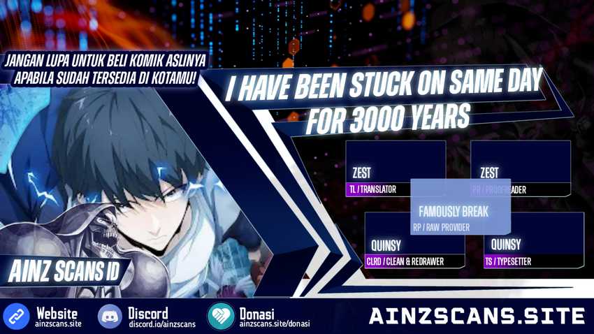 I Have Been Stuck on the Same Day for 3000 Years Chapter 57 Bahasa Indonesia