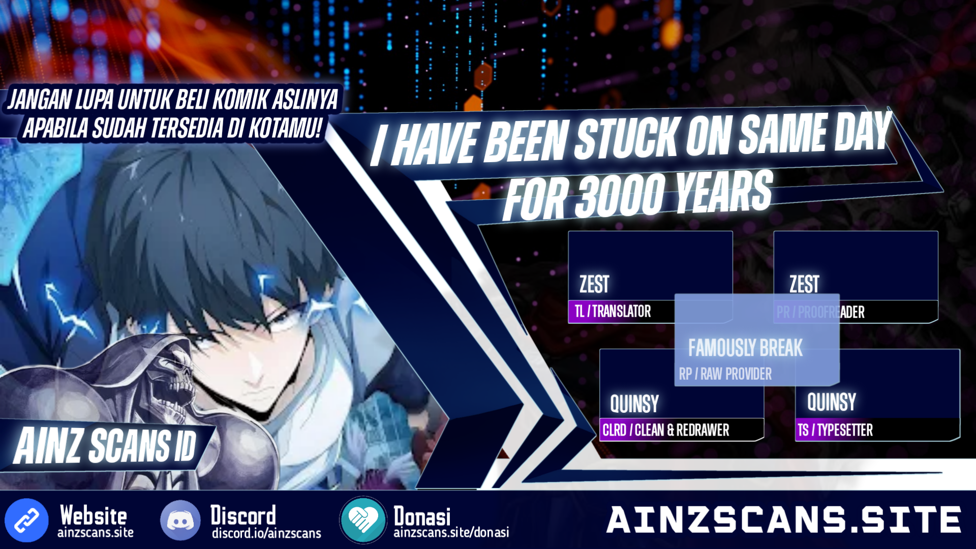 I Have Been Stuck on the Same Day for 3000 Years Chapter 59 Bahasa Indonesia