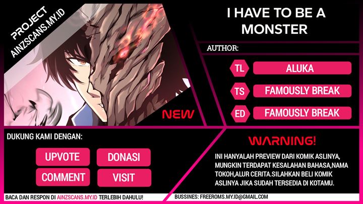 I Have to Be a Monster Chapter 07 Bahasa Indonesia