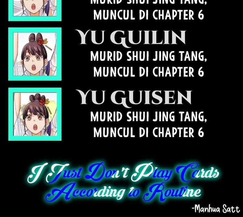 I Just Don’t Play the Card According to the Routine Chapter 18 Bahasa Indonesia