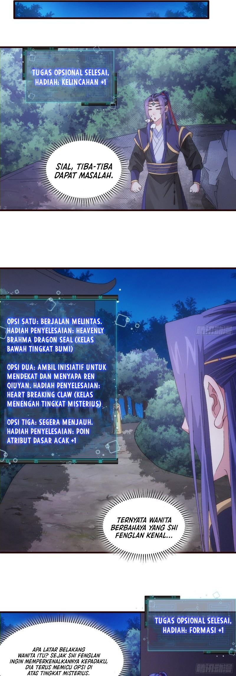 I Just Don’t Play the Card According to the Routine Chapter 65 Bahasa Indonesia