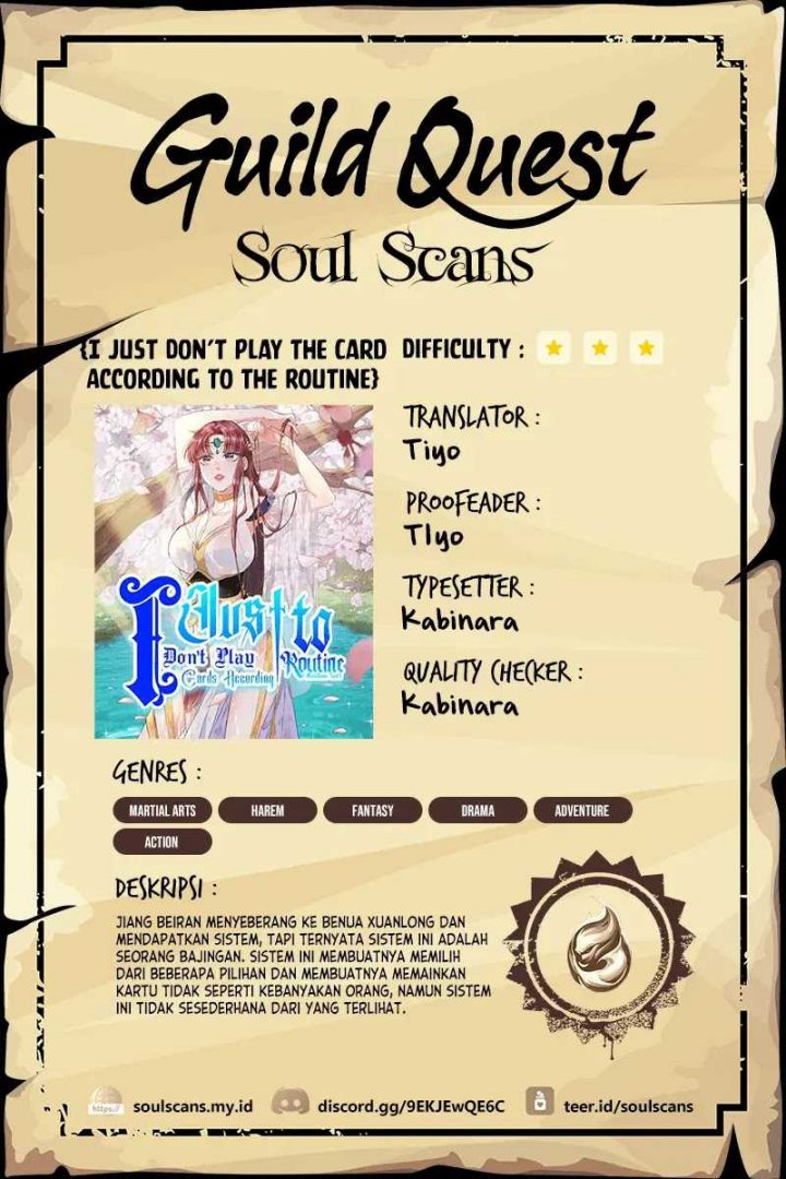 I Just Don’t Play the Card According to the Routine chapter 156