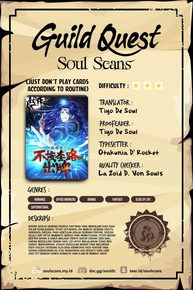 I Just Don’t Play the Card According to the Routine Chapter 172 Bahasa Indonesia