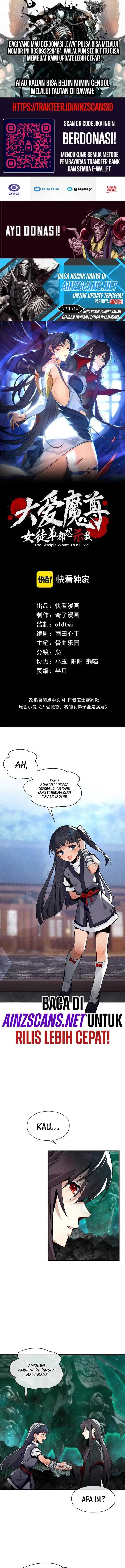 I Love the Demon Lord So Much That Even My Female Disciples Want to Kill Me Chapter 44 Bahasa Indonesia