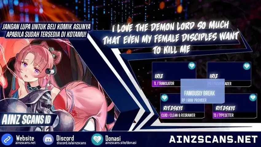I Love the Demon Lord So Much That Even My Female Disciples Want to Kill Me chapter 60