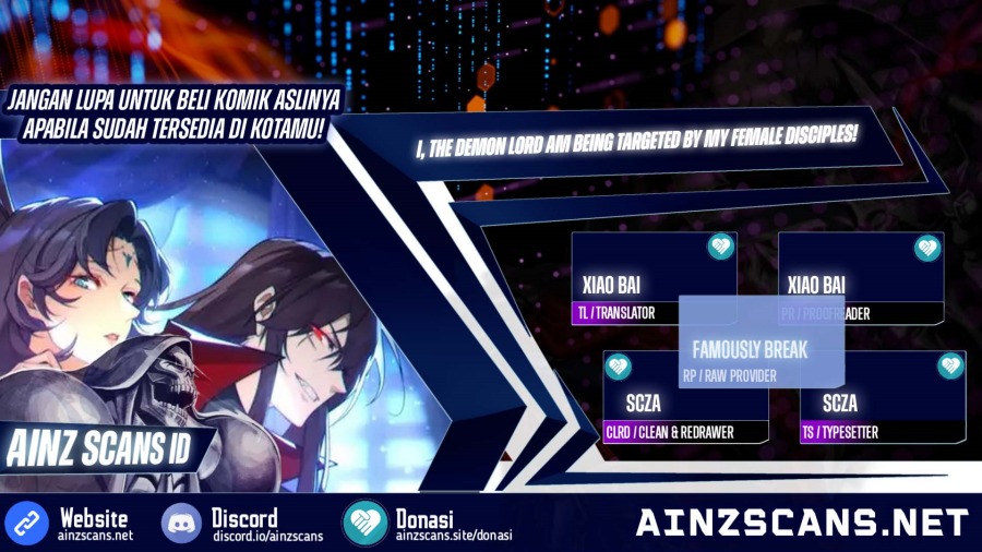 I Love the Demon Lord So Much That Even My Female Disciples Want to Kill Me Chapter 75 Bahasa Indonesia