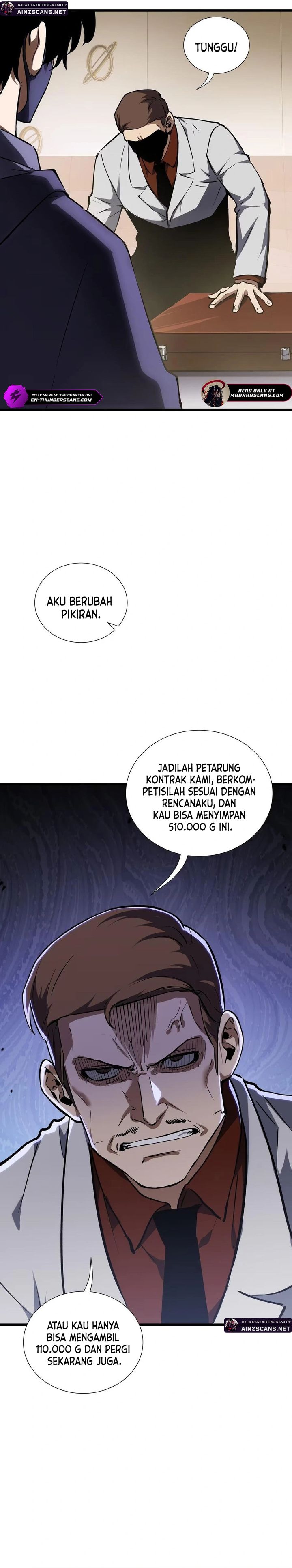 I Owe A Billion Dollars And I am Forced to Become A Worker For An Evil God Chapter 10 Bahasa Indonesia