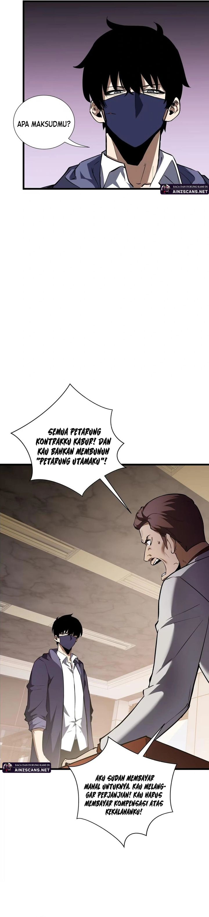 I Owe A Billion Dollars And I am Forced to Become A Worker For An Evil God Chapter 10 Bahasa Indonesia