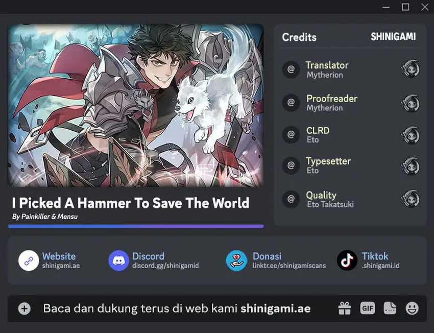 I Picked A Hammer To Save The World chapter 53