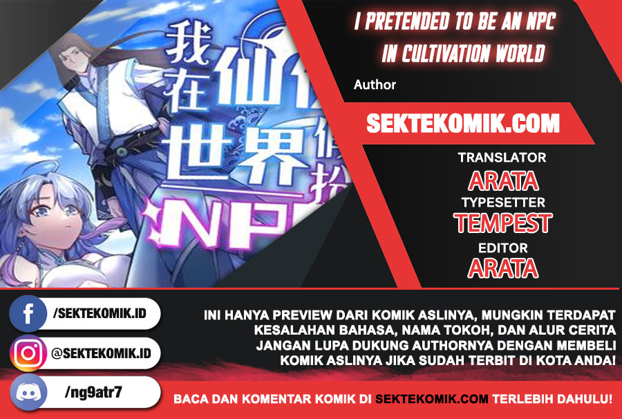 I Pretended To Be An NPC In Cultivation World Chapter 05 Bahasa Indonesia
