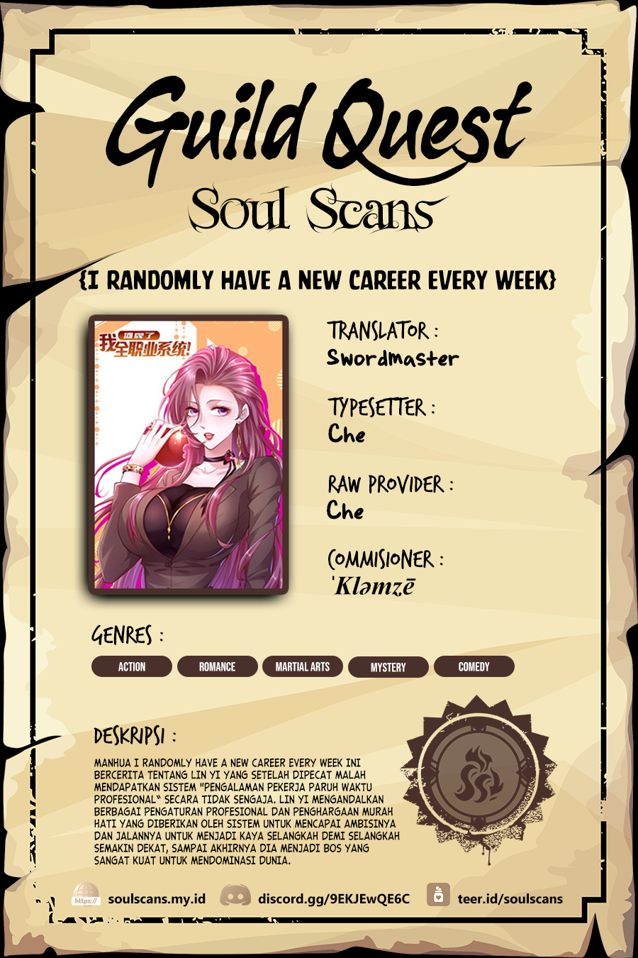 I Randomly Have A New Career Every Week chapter 476