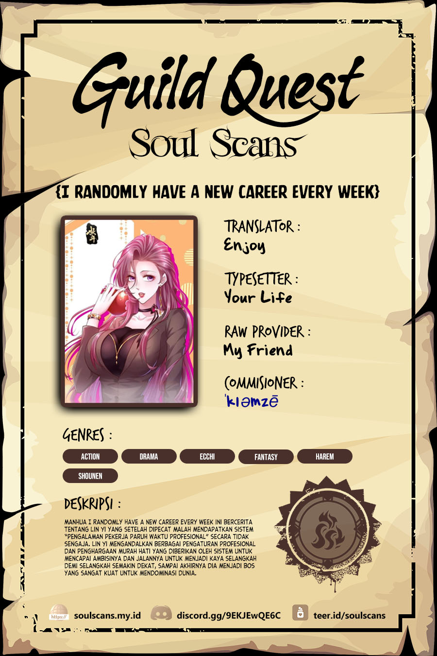 I Randomly Have A New Career Every Week Chapter 573 Bahasa Indonesia