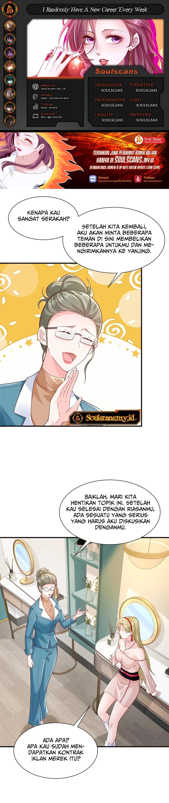 I Randomly Have A New Career Every Week Chapter 719 Bahasa Indonesia