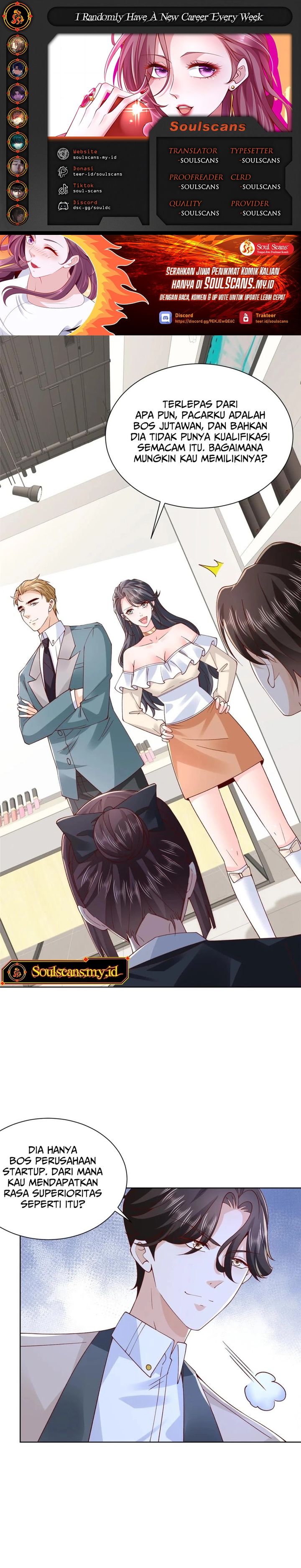 I Randomly Have A New Career Every Week Chapter 744 Bahasa Indonesia
