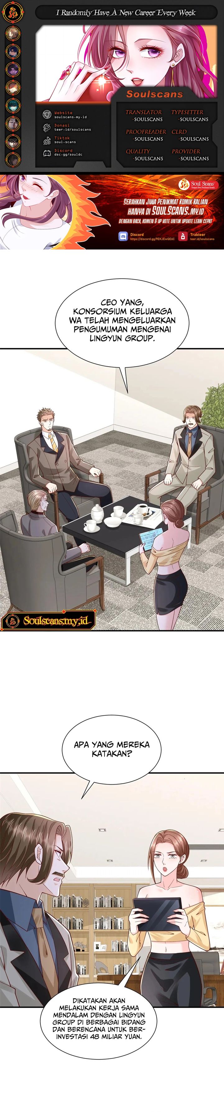 I Randomly Have A New Career Every Week Chapter 781 Bahasa Indonesia