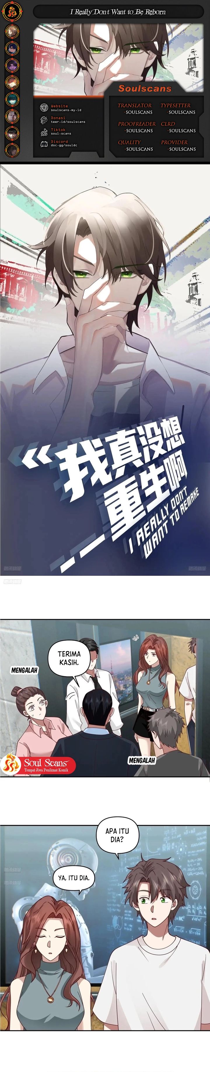 I Really Don’t Want to Be Reborn Chapter 348 Bahasa Indonesia