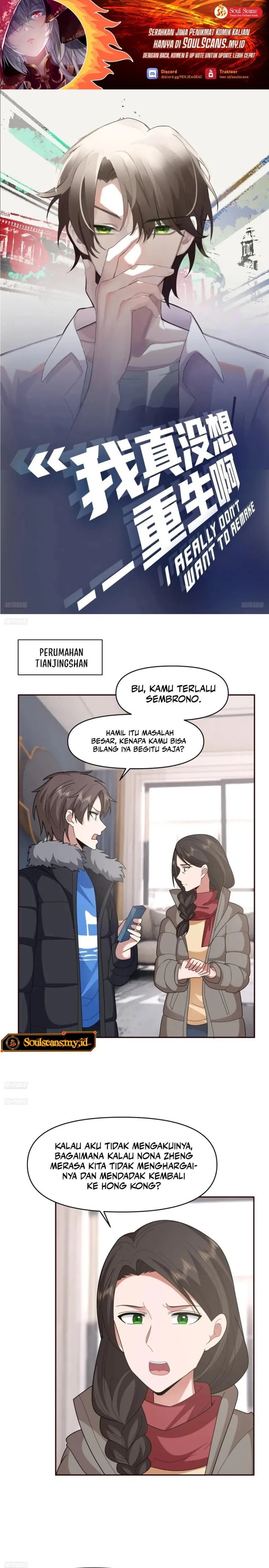 I Really Don’t Want to Be Reborn Chapter 399 Bahasa Indonesia