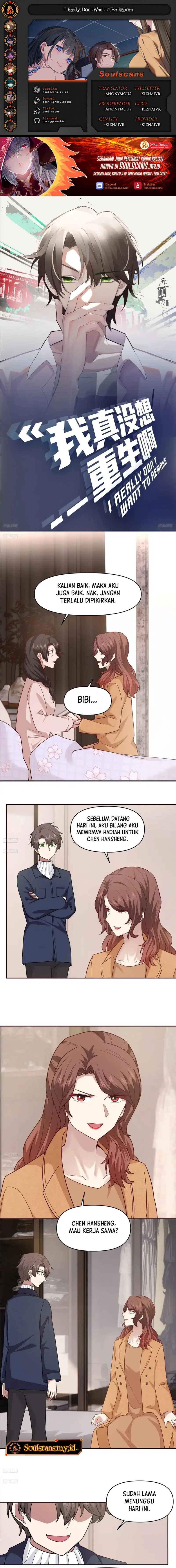I Really Don’t Want to Be Reborn Chapter 407 Bahasa Indonesia