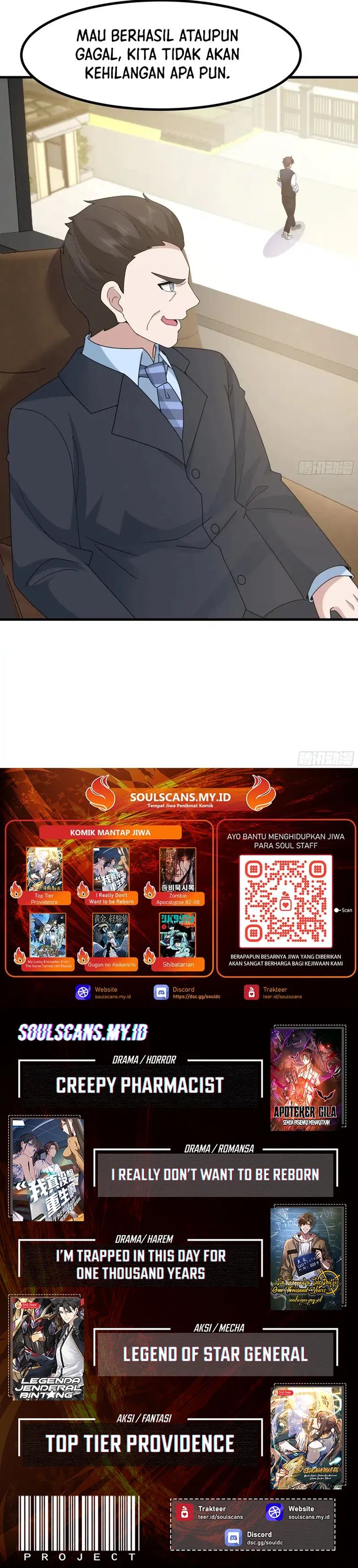 I Really Don’t Want to Be Reborn Chapter 415 Bahasa Indonesia