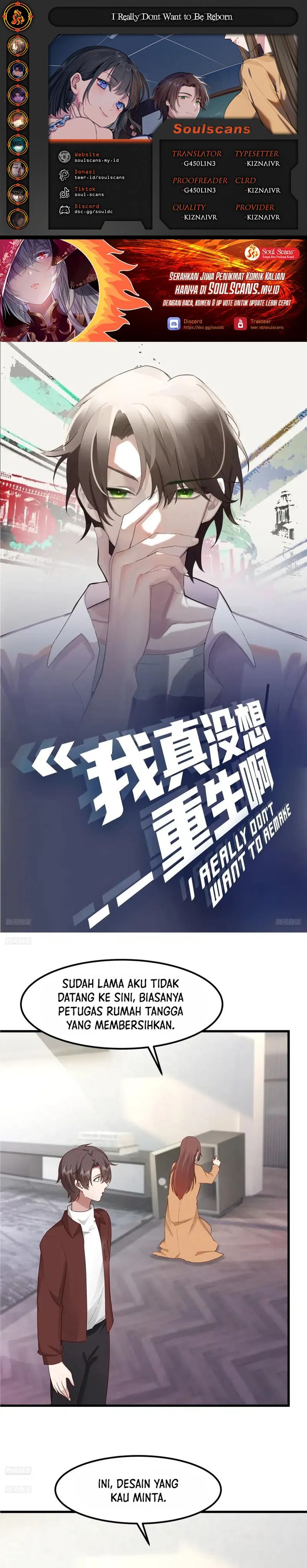 I Really Don’t Want to Be Reborn Chapter 420 Bahasa Indonesia