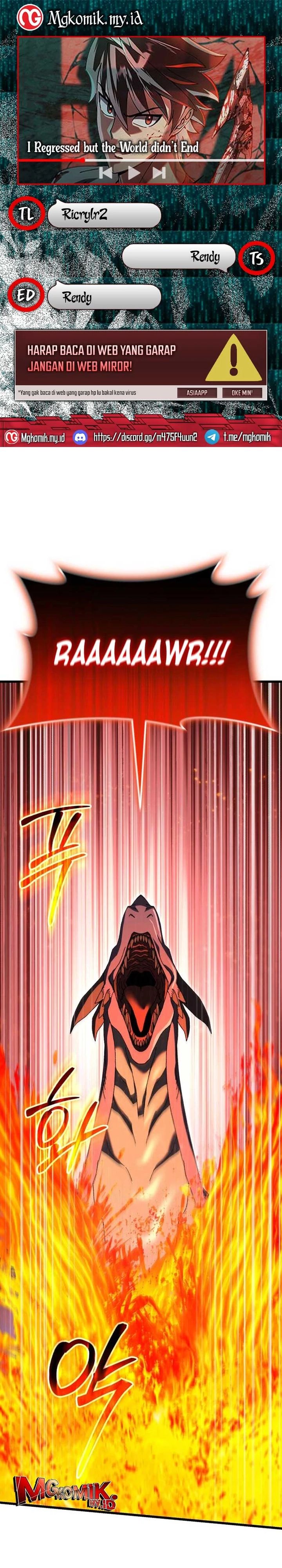 I Regressed, but the World didn’t End Chapter 39 Bahasa Indonesia