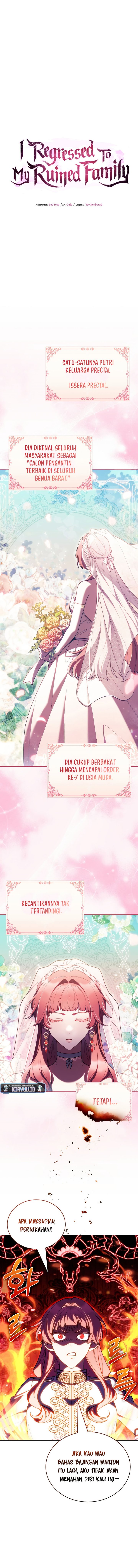 I Regressed to My Ruined Family chapter 74
