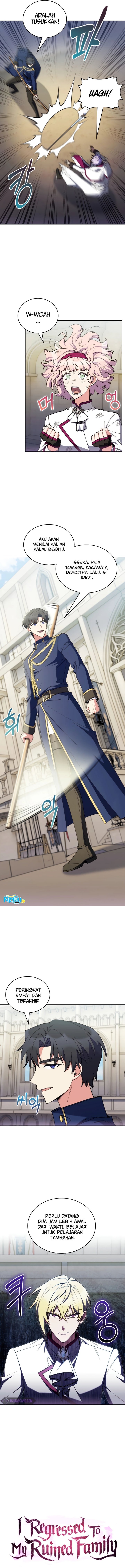 I Regressed to My Ruined Family Chapter 80 Bahasa Indonesia