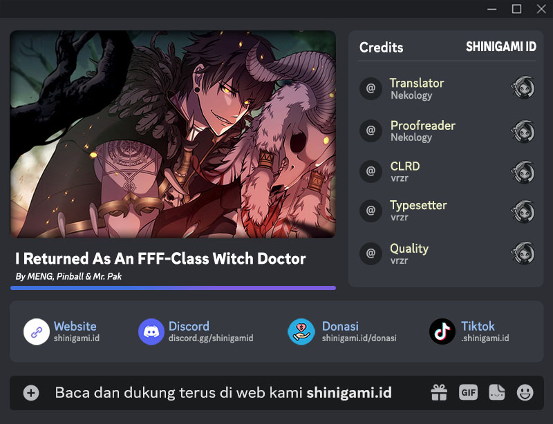 I Returned As An FFF-Class Witch Doctor chapter 34