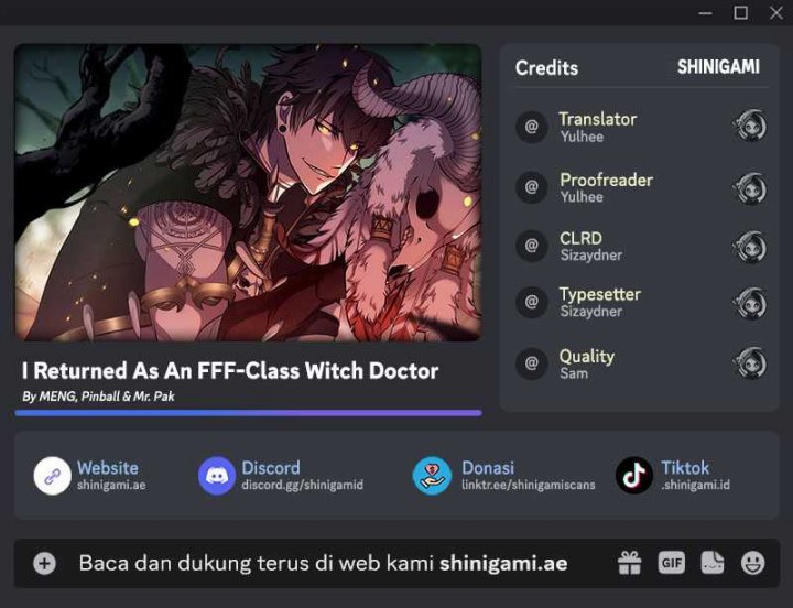 I Returned As An FFF-Class Witch Doctor chapter 49