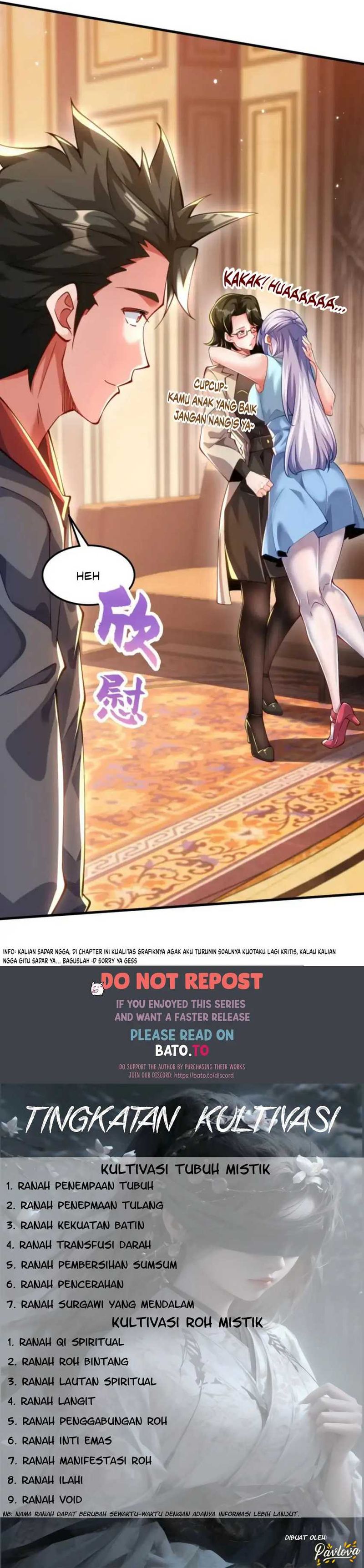 I Scared the Divine Lord as I handed over the Ancient Immortal Pill Chapter 11 Bahasa Indonesia