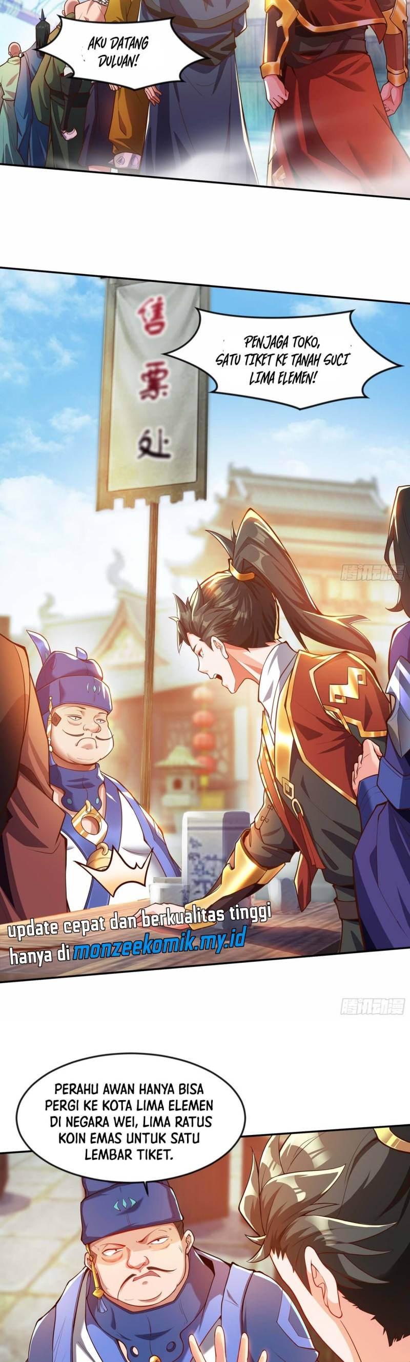 I Scared the Divine Lord as I handed over the Ancient Immortal Pill Chapter 21 Bahasa Indonesia