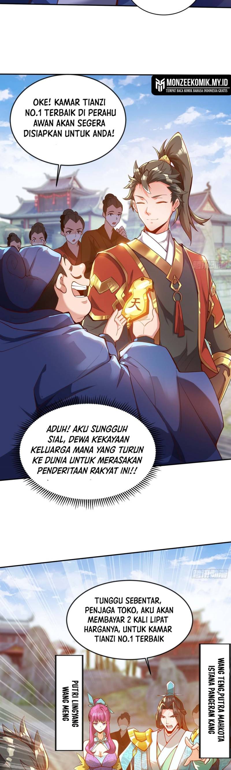 I Scared the Divine Lord as I handed over the Ancient Immortal Pill Chapter 21 Bahasa Indonesia