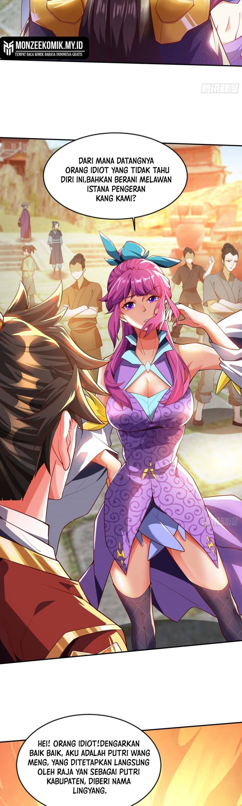 I Scared the Divine Lord as I handed over the Ancient Immortal Pill Chapter 21 Bahasa Indonesia