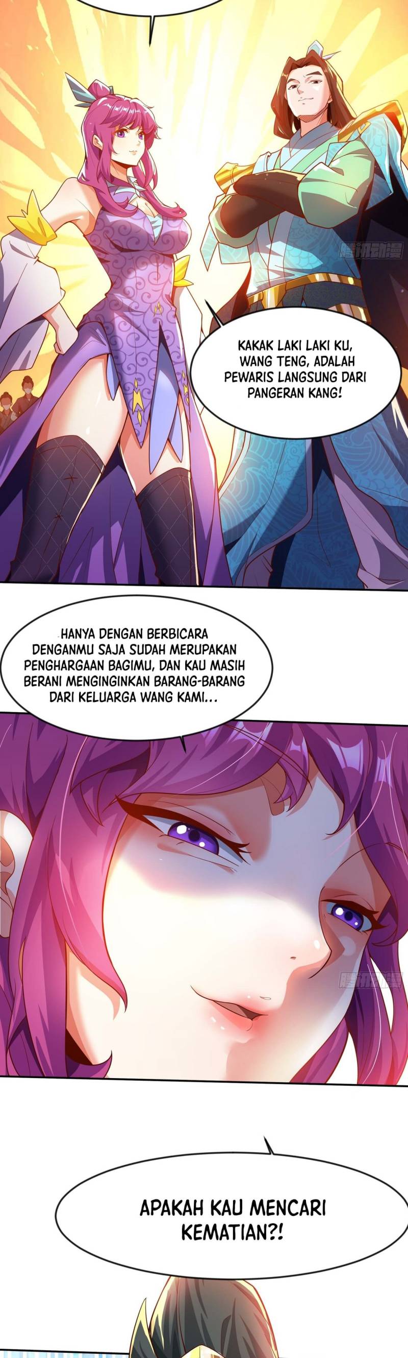 I Scared the Divine Lord as I handed over the Ancient Immortal Pill Chapter 21 Bahasa Indonesia