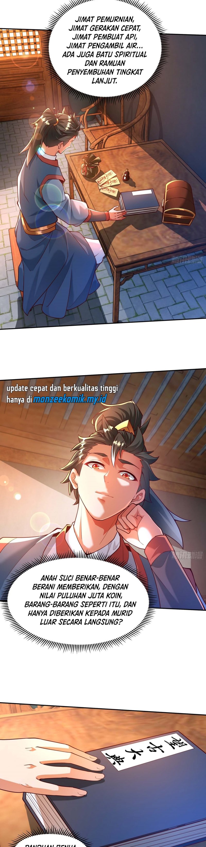 I Scared the Divine Lord as I handed over the Ancient Immortal Pill Chapter 24 Bahasa Indonesia