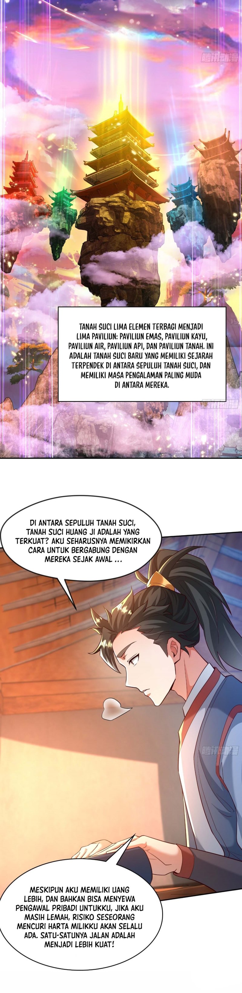 I Scared the Divine Lord as I handed over the Ancient Immortal Pill Chapter 24 Bahasa Indonesia