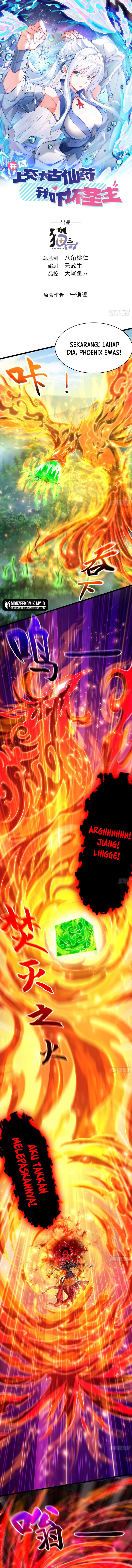 I Scared the Divine Lord as I handed over the Ancient Immortal Pill Chapter 34 Bahasa Indonesia