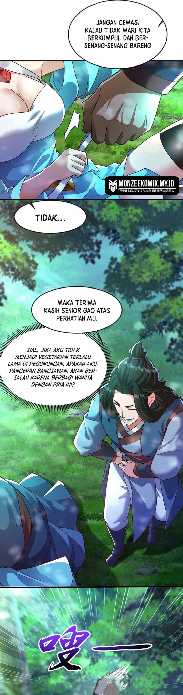 I Scared the Divine Lord as I handed over the Ancient Immortal Pill Chapter 40 Bahasa Indonesia