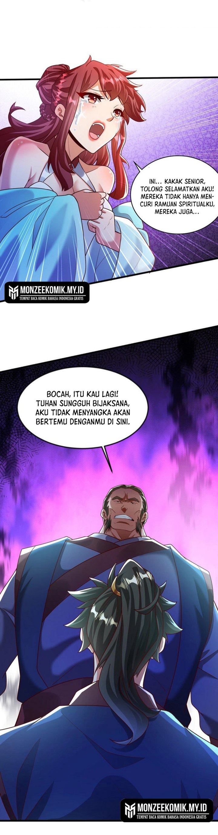 I Scared the Divine Lord as I handed over the Ancient Immortal Pill Chapter 40 Bahasa Indonesia